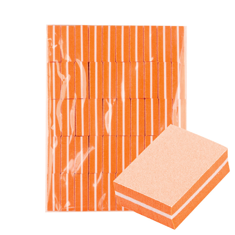 Ocho Nails Mini blok oranžový 50 ks.