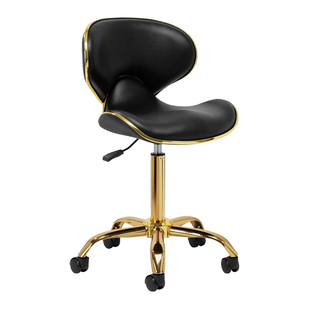 Kosmetická stolička Gabbiano Q-4599G Gold Black