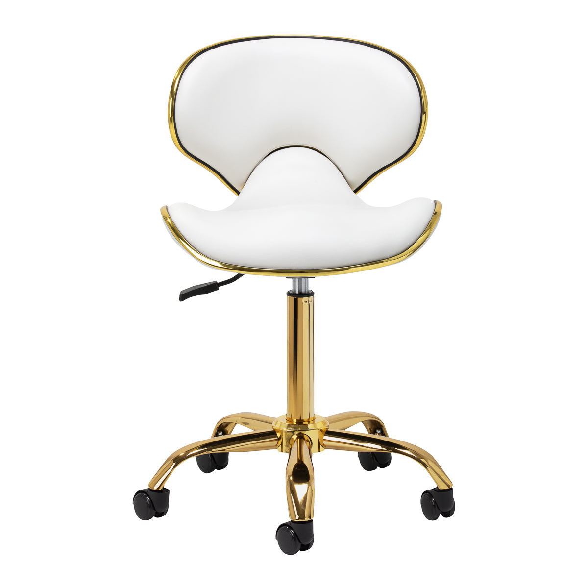 Kosmetická stolička Gabbiano Q-4599G Gold White