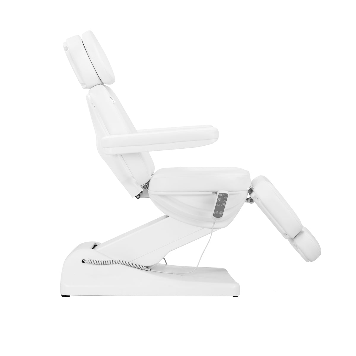 SILLON Luxusní elektrické kosmetické křeslo, 3 motory, bílé