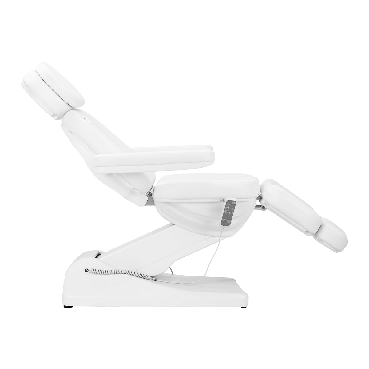 SILLON Luxusní elektrické kosmetické křeslo, 3 motory, bílé