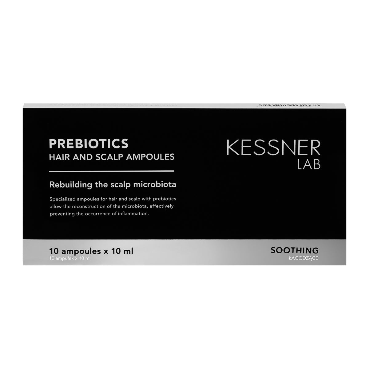 KESSNER LAB Prebiotické ampule na vlasovou pokožku a vlasy 10 x 10 ml