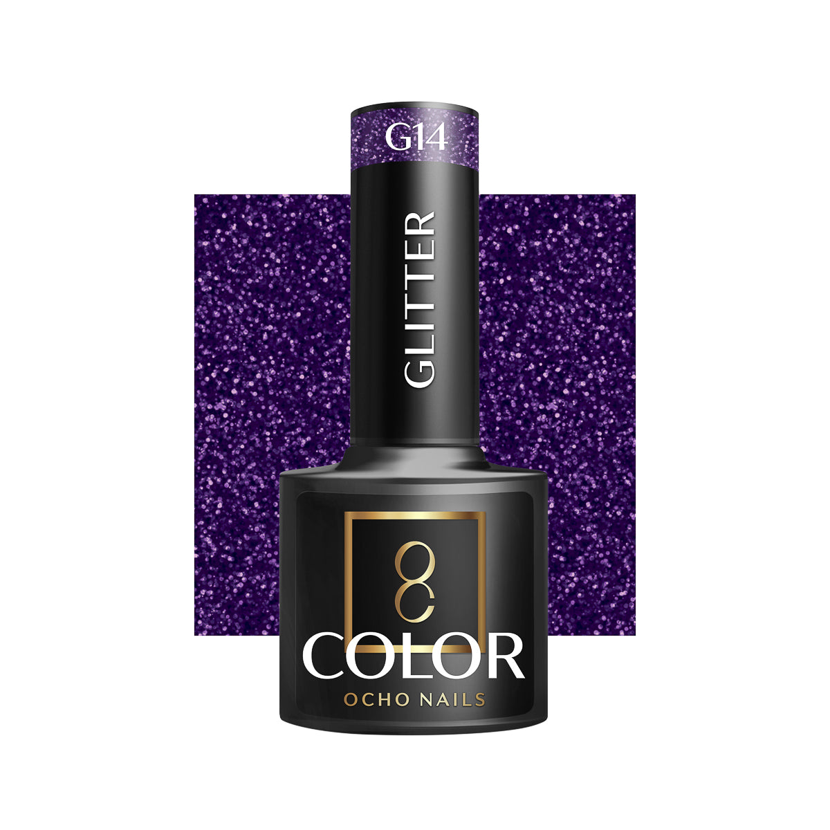 OCHO NAILS Glitter hybridní lak na nehty G14 -5 g