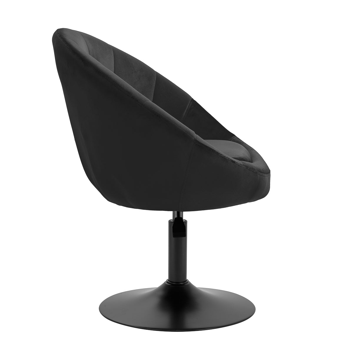 4Rico swivel armchair QS-BL12B velvet black