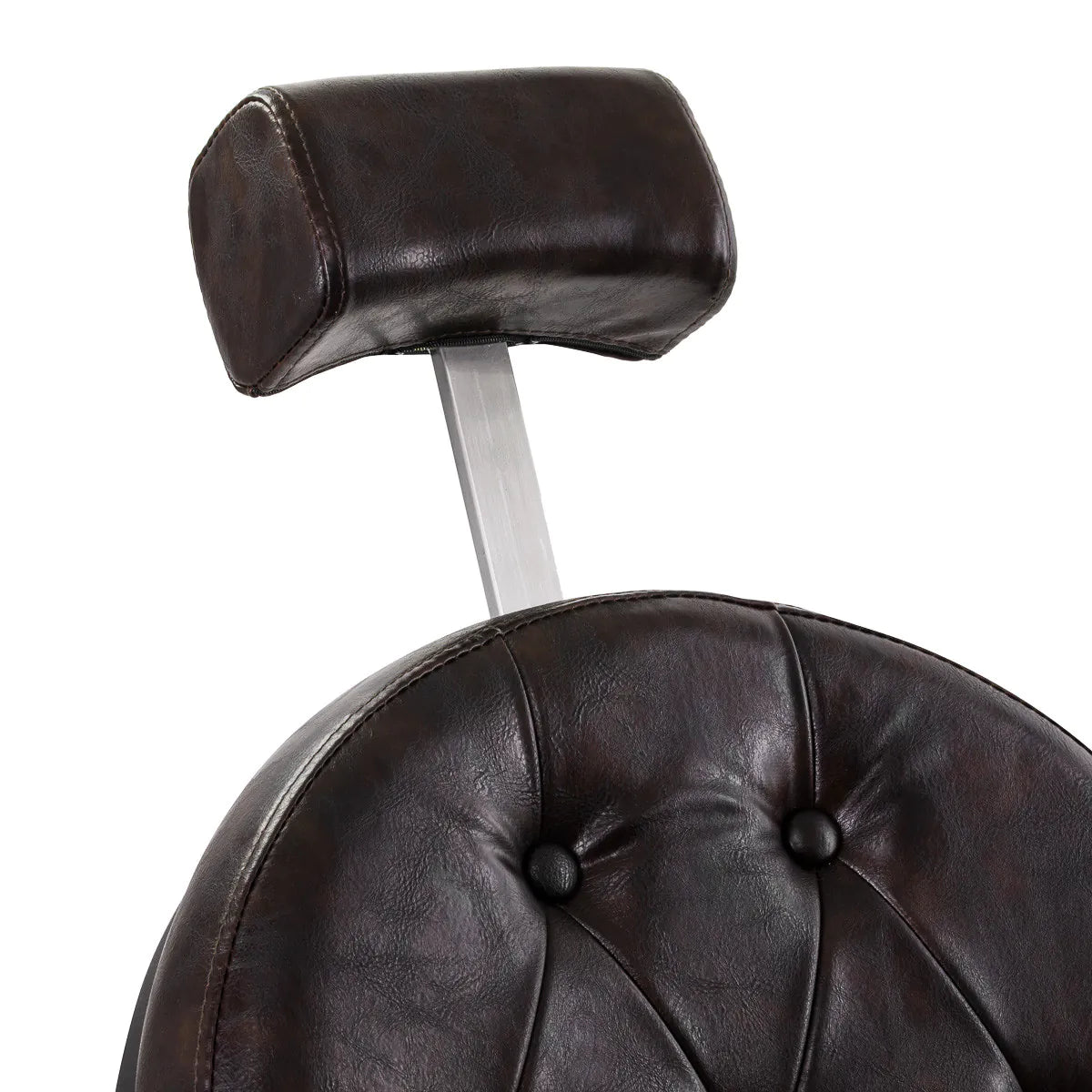 Barbershop chair Gabbiano President brown with black frame