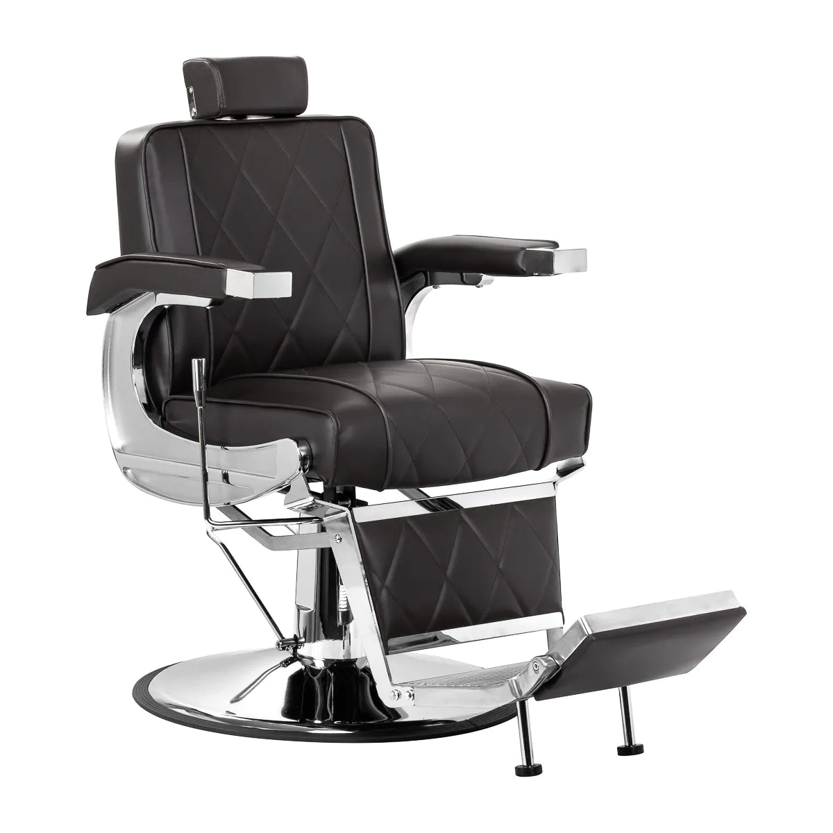 Kadeřnické křeslo Hair System BM88066 Hnědé