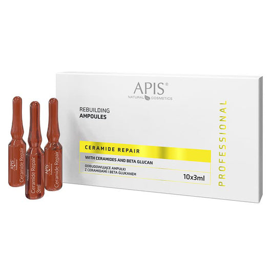 Apis CERAMIDE REPAIR Regenerační ampule s ceramidy a beta glukany 10 x 3 ml