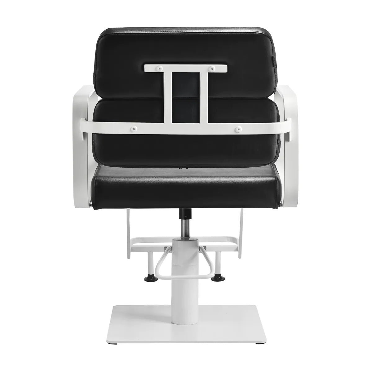 Gabbiano hairdressing chair Porto white black