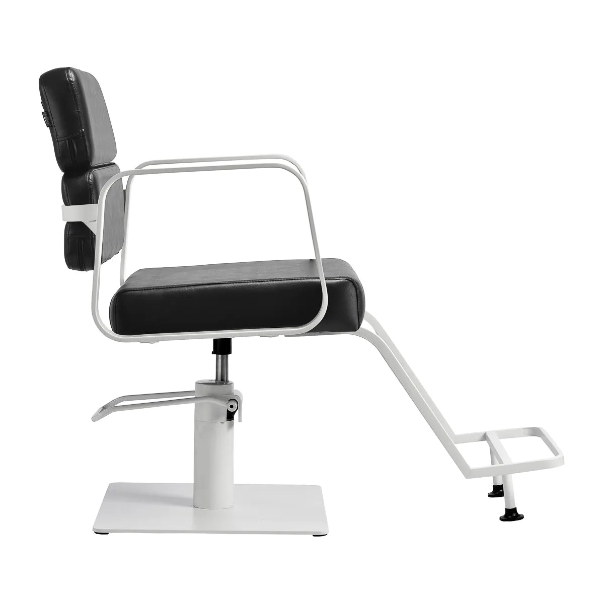 Gabbiano hairdressing chair Porto white black