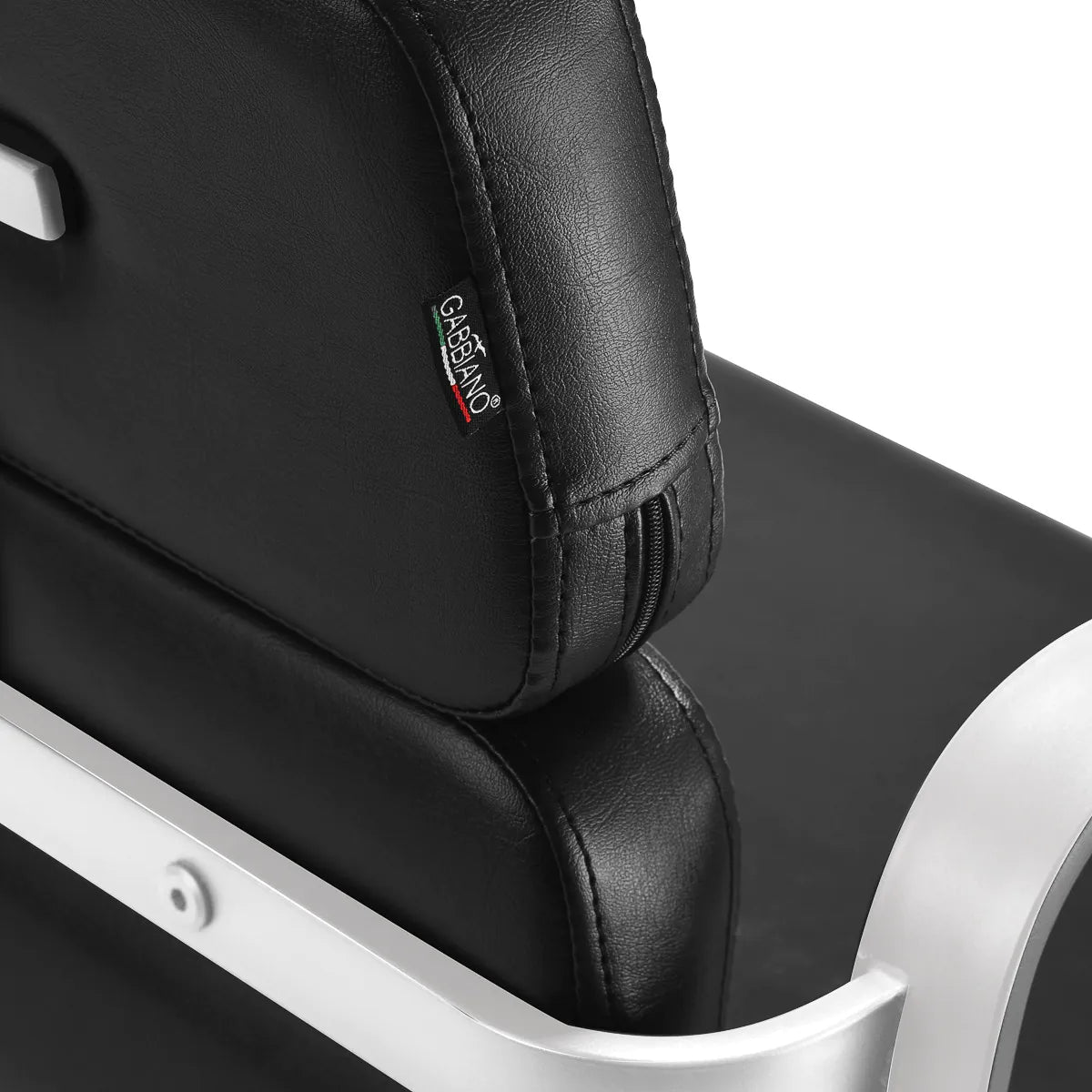 Gabbiano hairdressing chair Porto white black