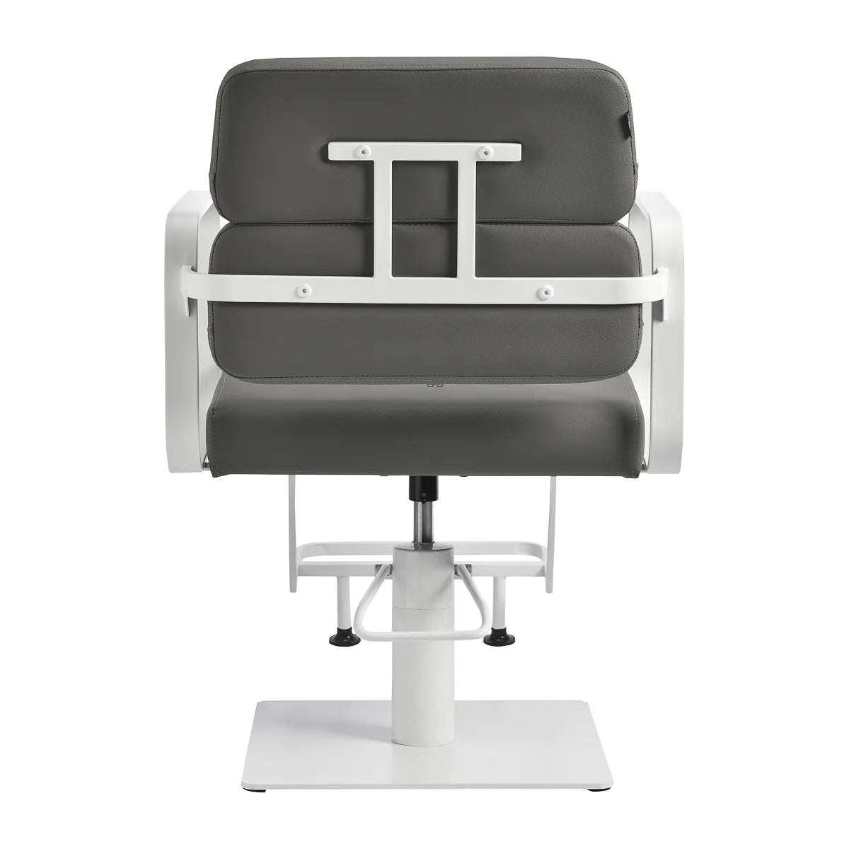 Gabbiano hairdressing chair Porto white gray