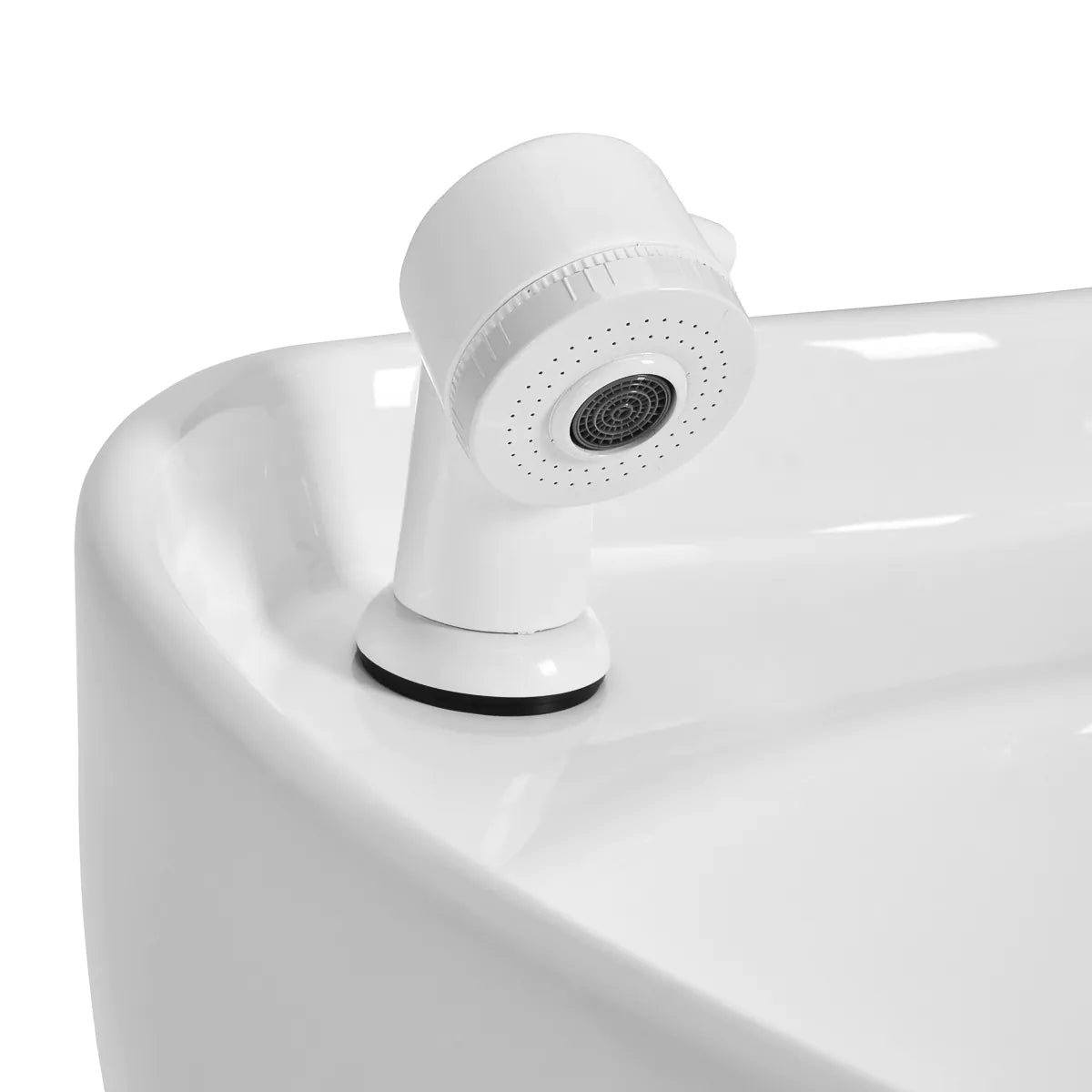 Gabbiano Porto hair wash unit white black
