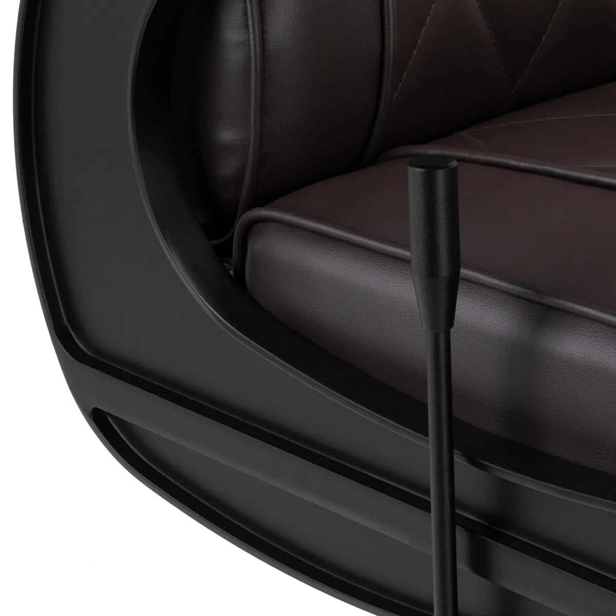 Holičské křeslo Hair System BM88066B hnědé