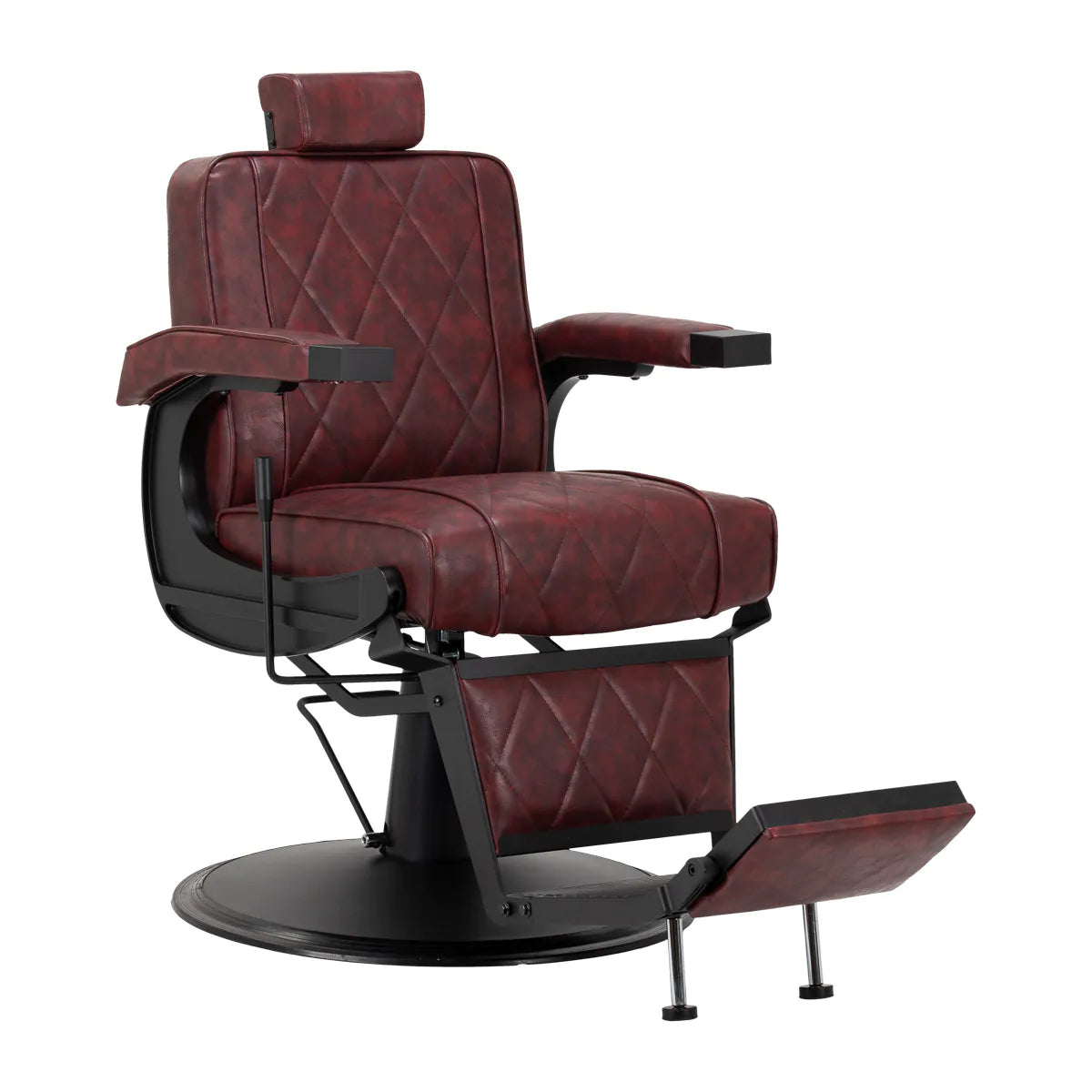 Holičské křeslo Hair System BM88066B hnědé