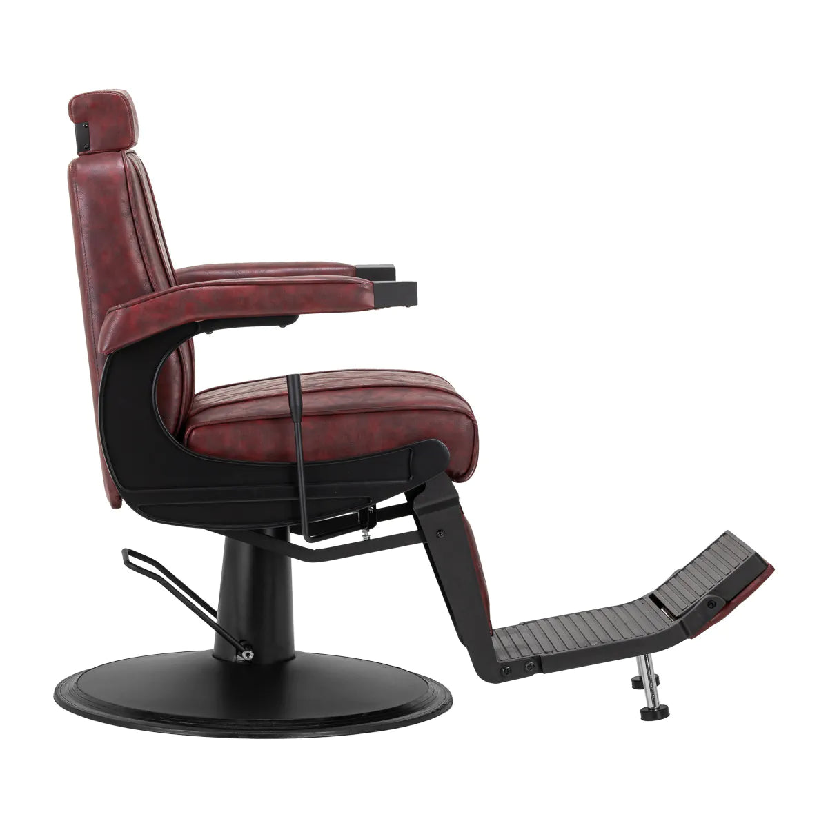 Holičské křeslo Hair System BM88066B hnědé