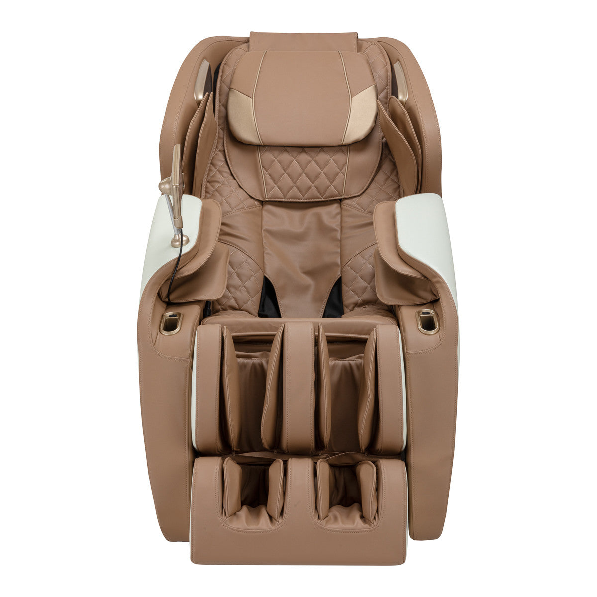 Masážní křeslo Sakura Luxury 808 v bílé a béžové barvě
