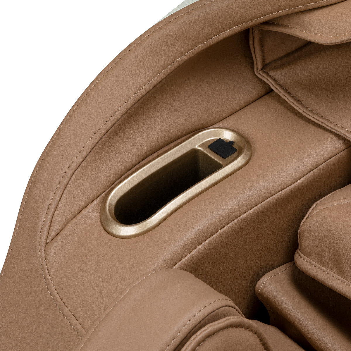 Masážní křeslo Sakura Luxury 808 v bílé a béžové barvě