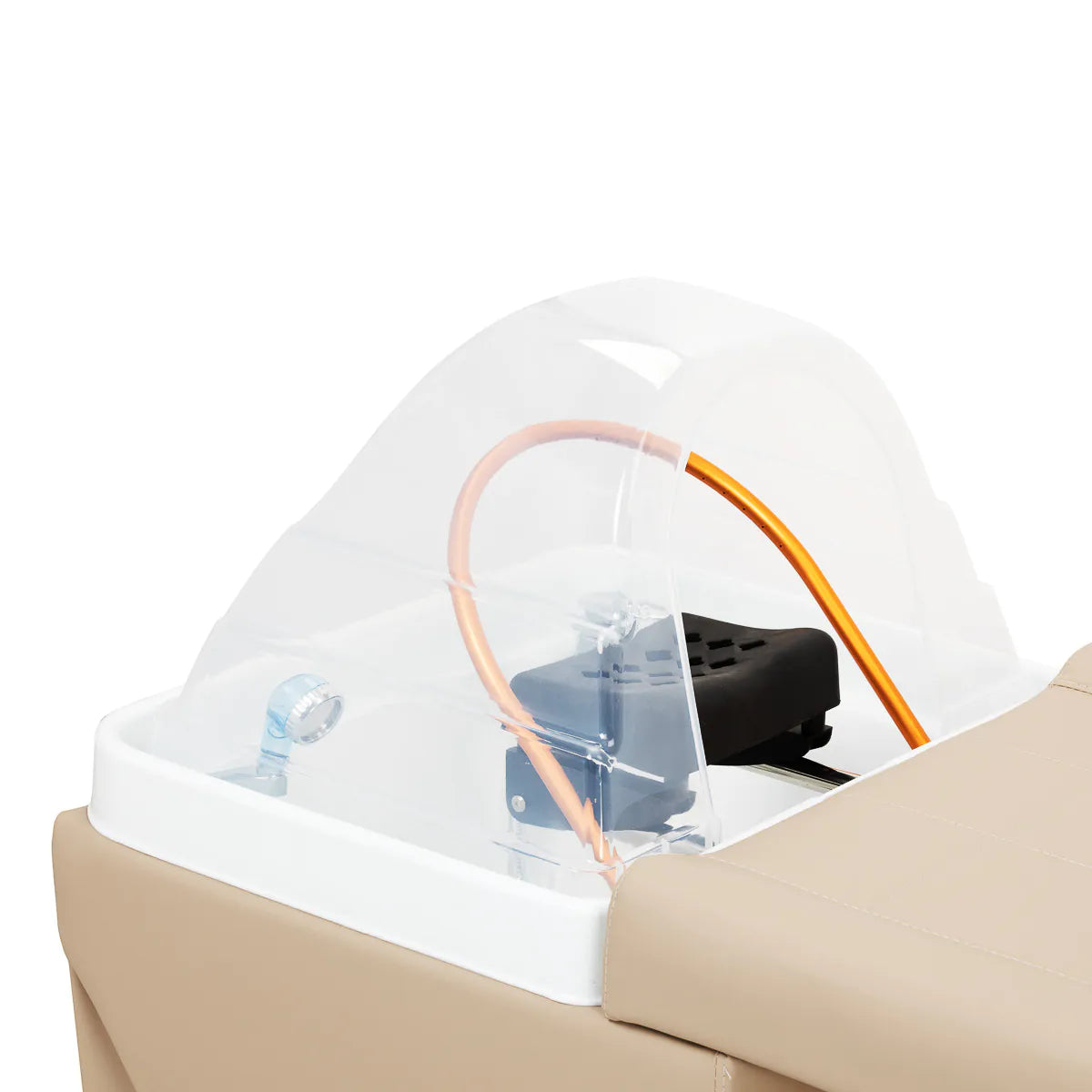 Gabbiano Head Spa Maldives hair washing bed beige