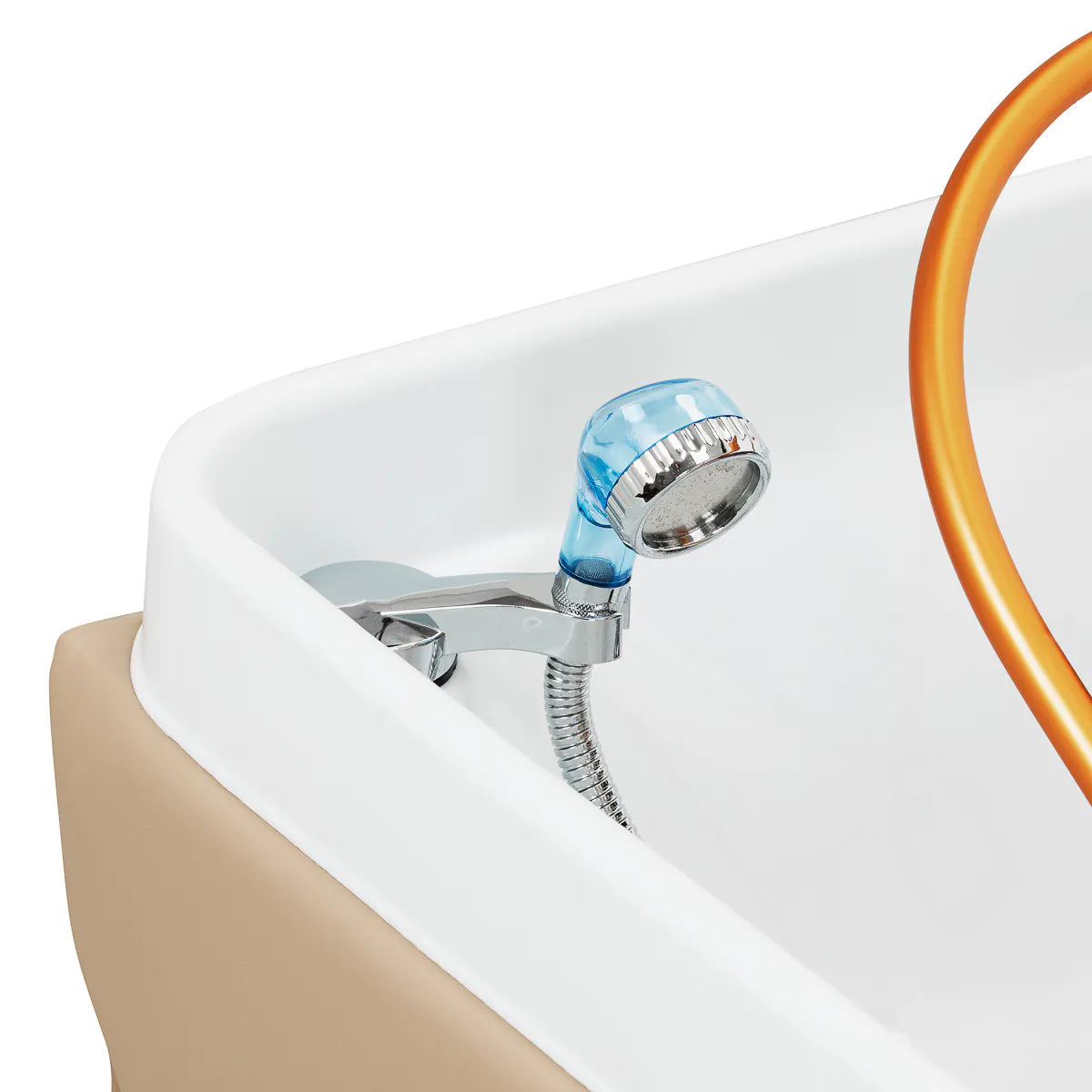 Gabbiano Head Spa Maldives hair washing bed beige