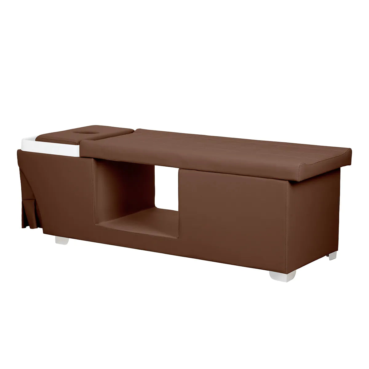 Gabbiano Head Spa Maldives hair washing bed brown