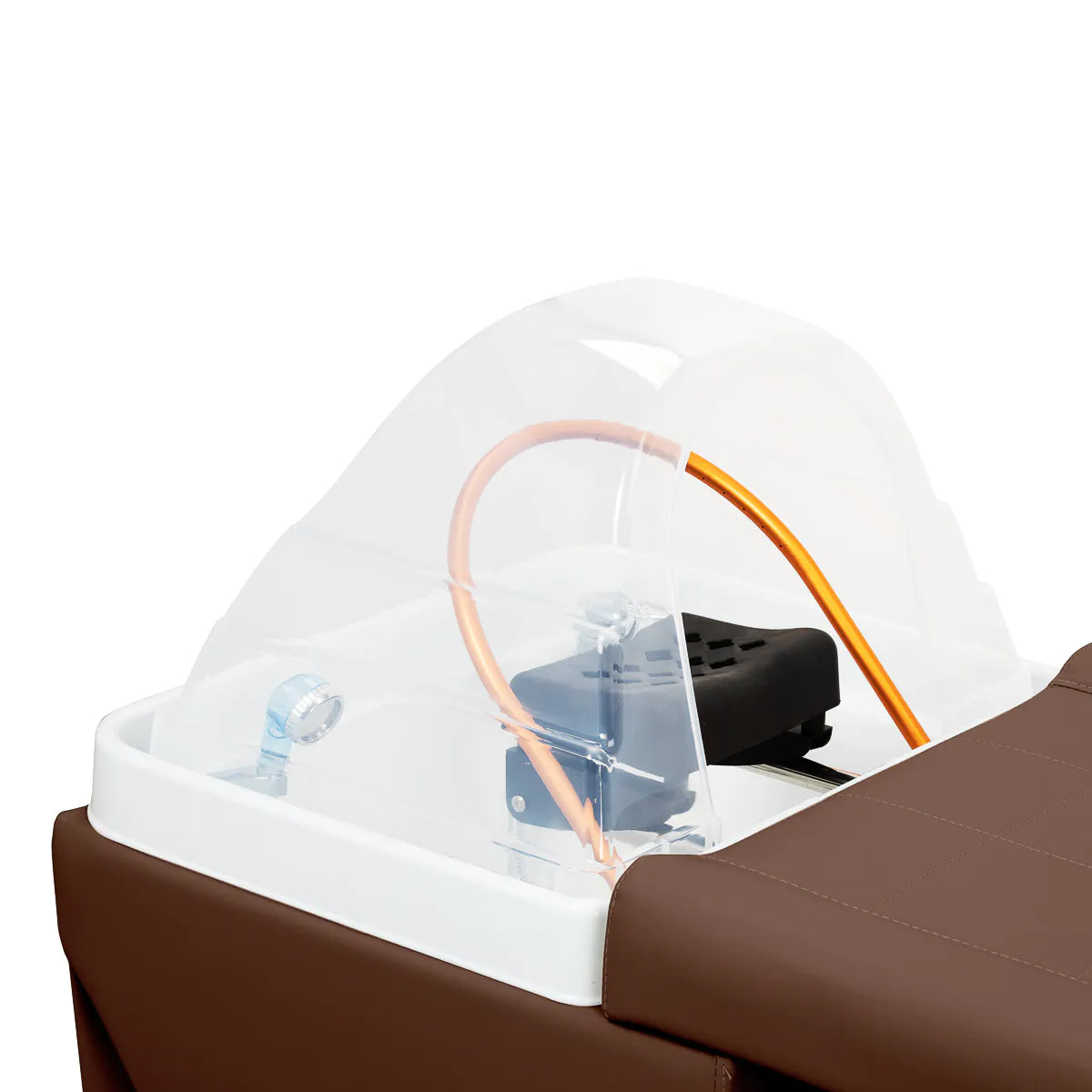 Gabbiano Head Spa Maldives hair washing bed brown