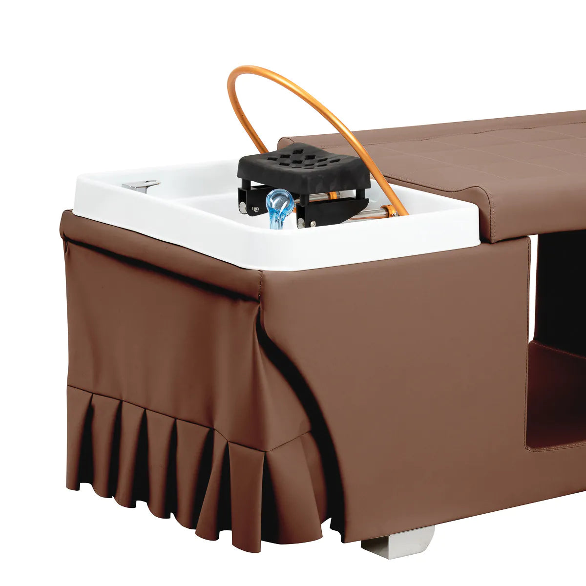 Gabbiano Head Spa Maldives hair washing bed brown