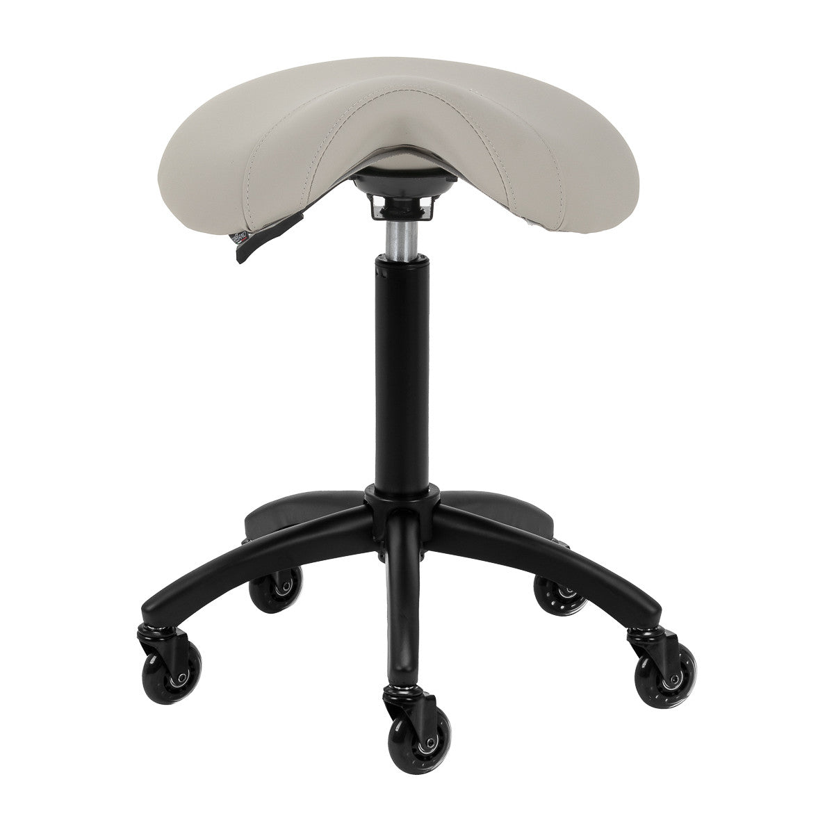 Gabbiano hairdressing stool D032 grey-beige