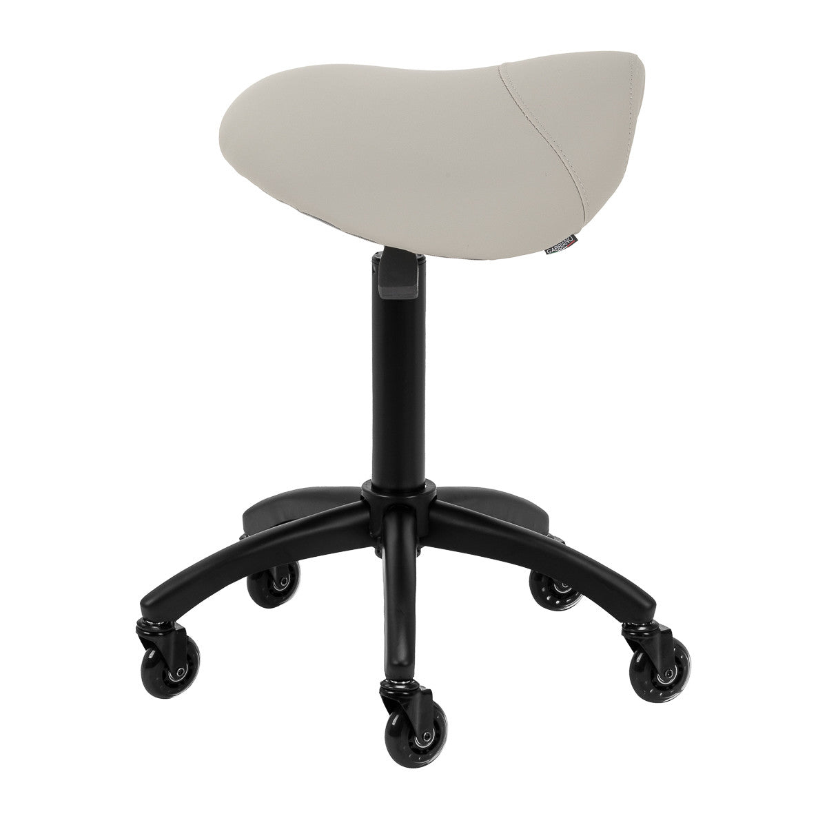 Gabbiano hairdressing stool D032 grey-beige