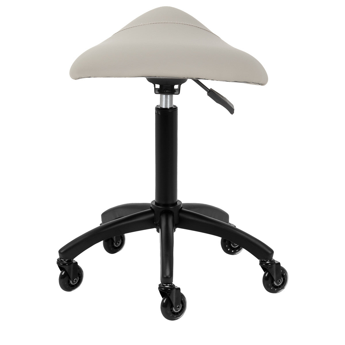 Gabbiano hairdressing stool D032 grey-beige