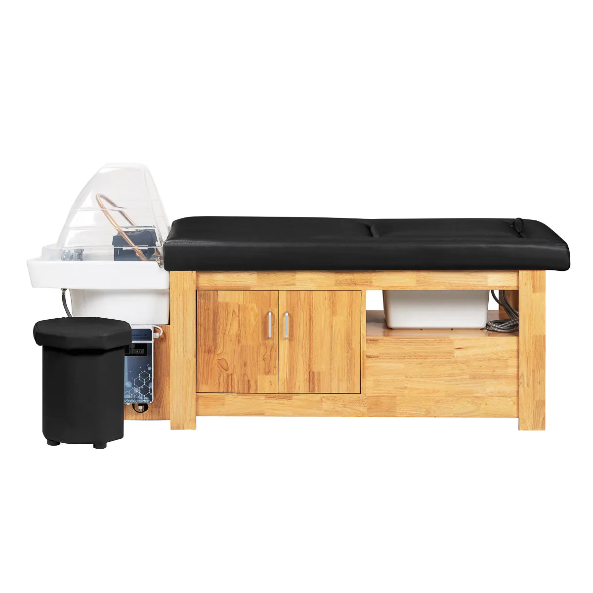 Gabbiano Head Spa Bali hair washing bed black