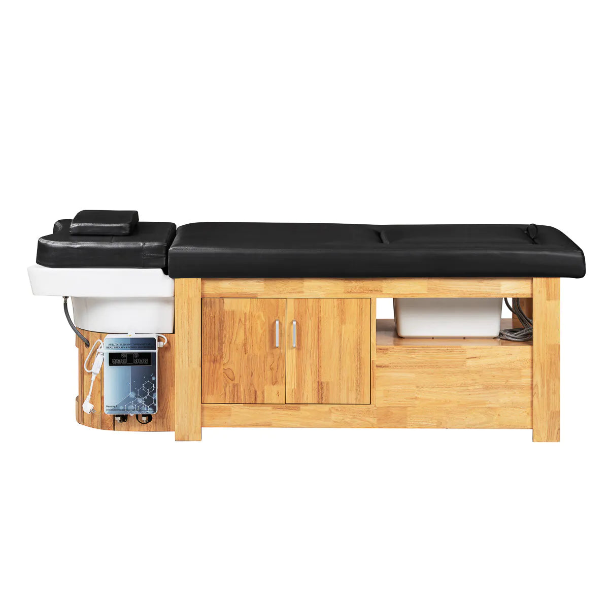 Gabbiano Head Spa Bali hair washing bed black