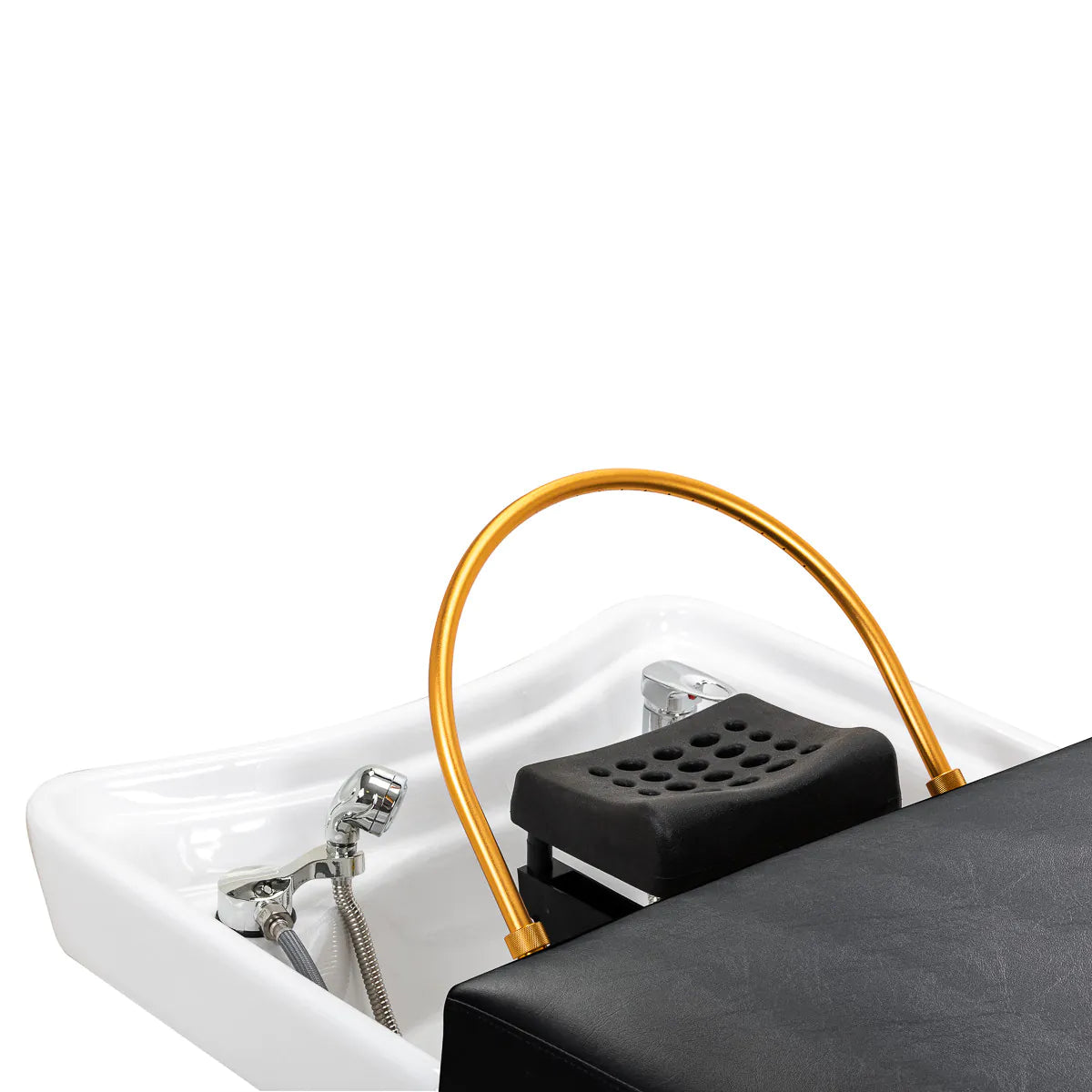 Gabbiano Head Spa Bali hair washing bed black