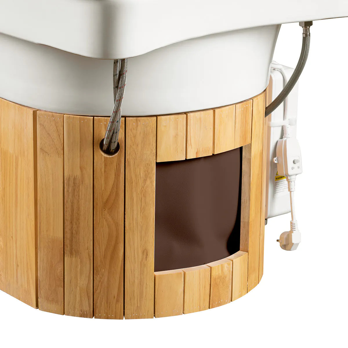 Gabbiano Head Spa Bali hair washing bed brown
