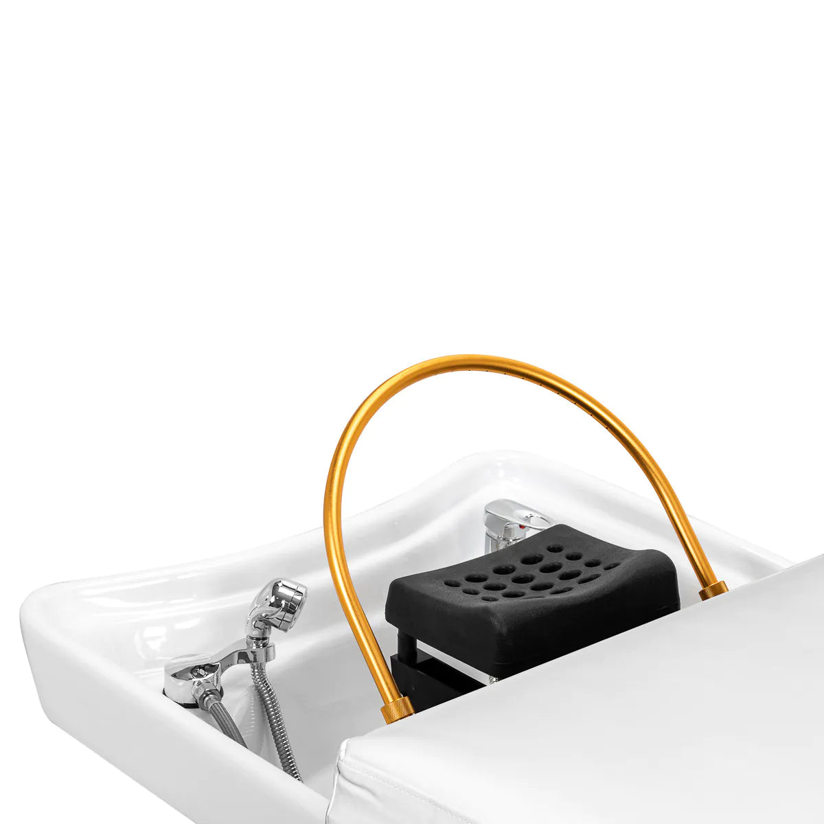 Gabbiano Head Spa Bali hair washing bed white