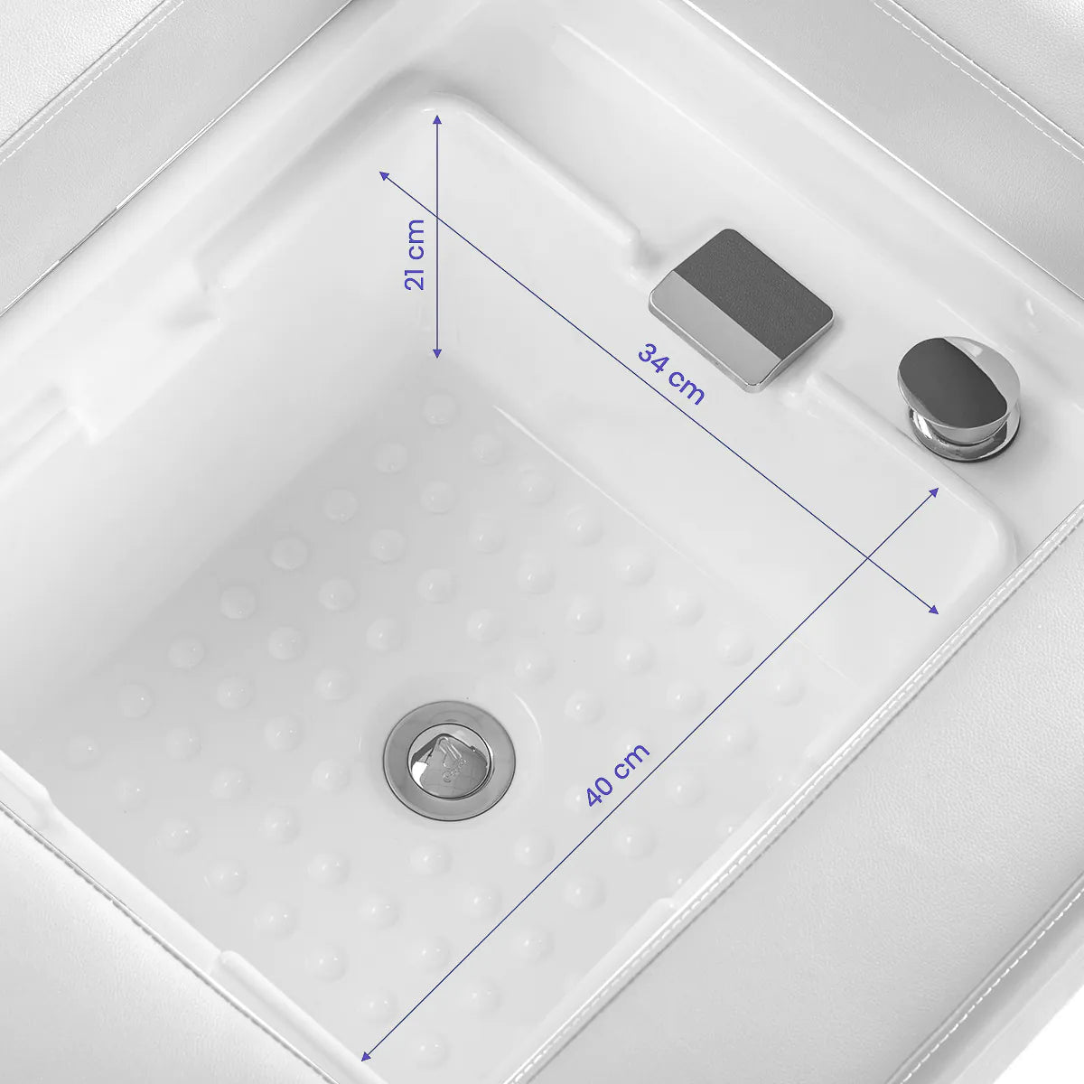 Gabbiano Head Spa Bali hair washing bed white
