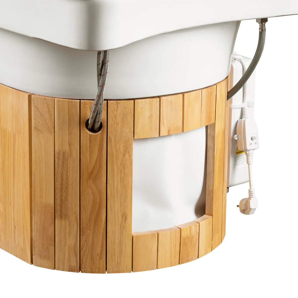 Gabbiano Head Spa Bali hair washing bed white