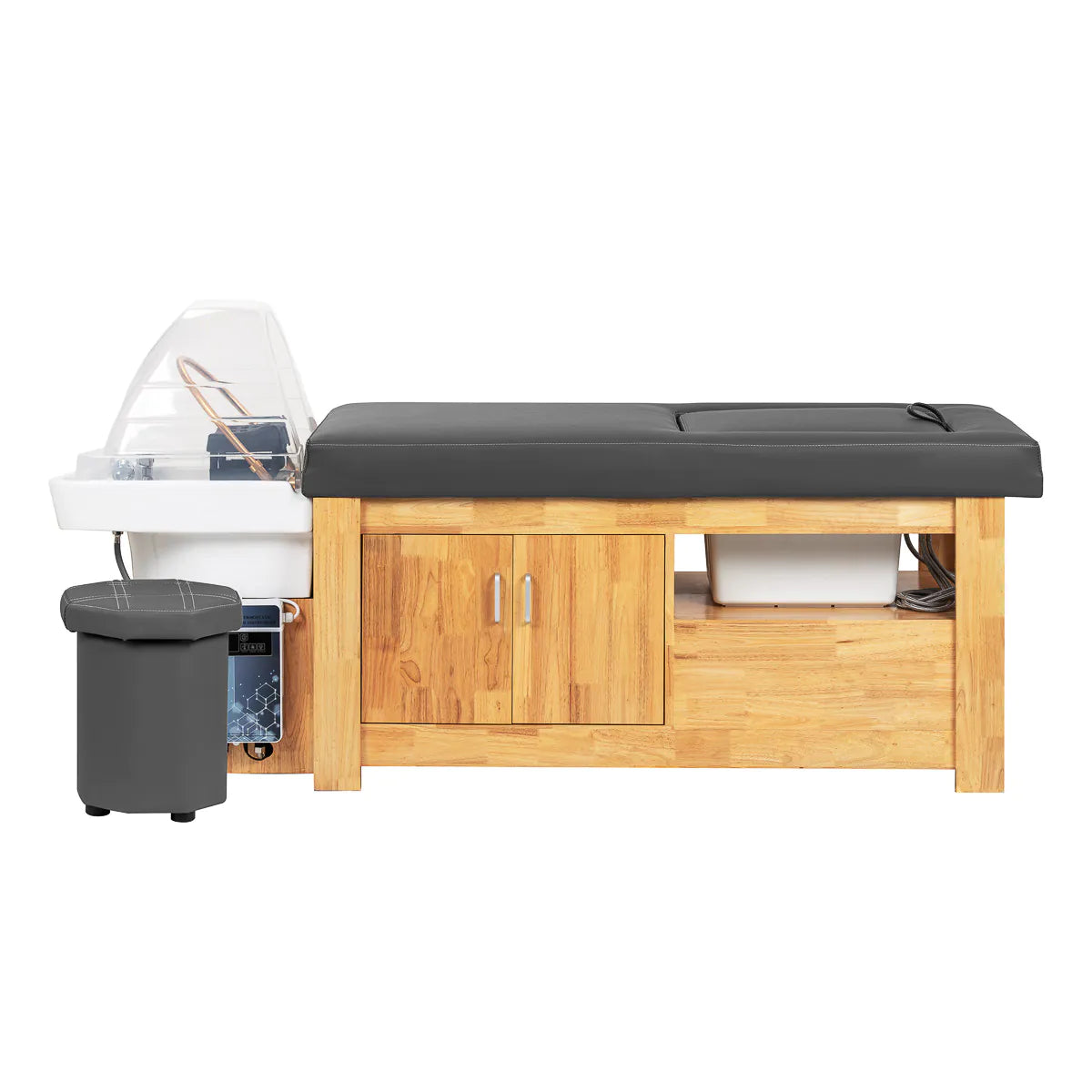 Gabbiano Head Spa Bali hair washing bed grey