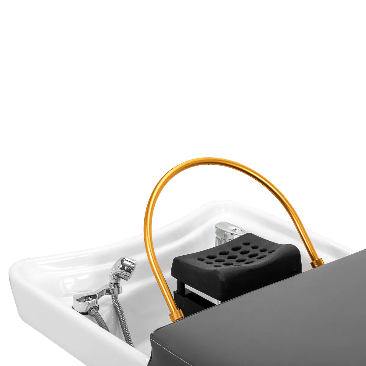 Gabbiano Head Spa Bali hair washing bed grey