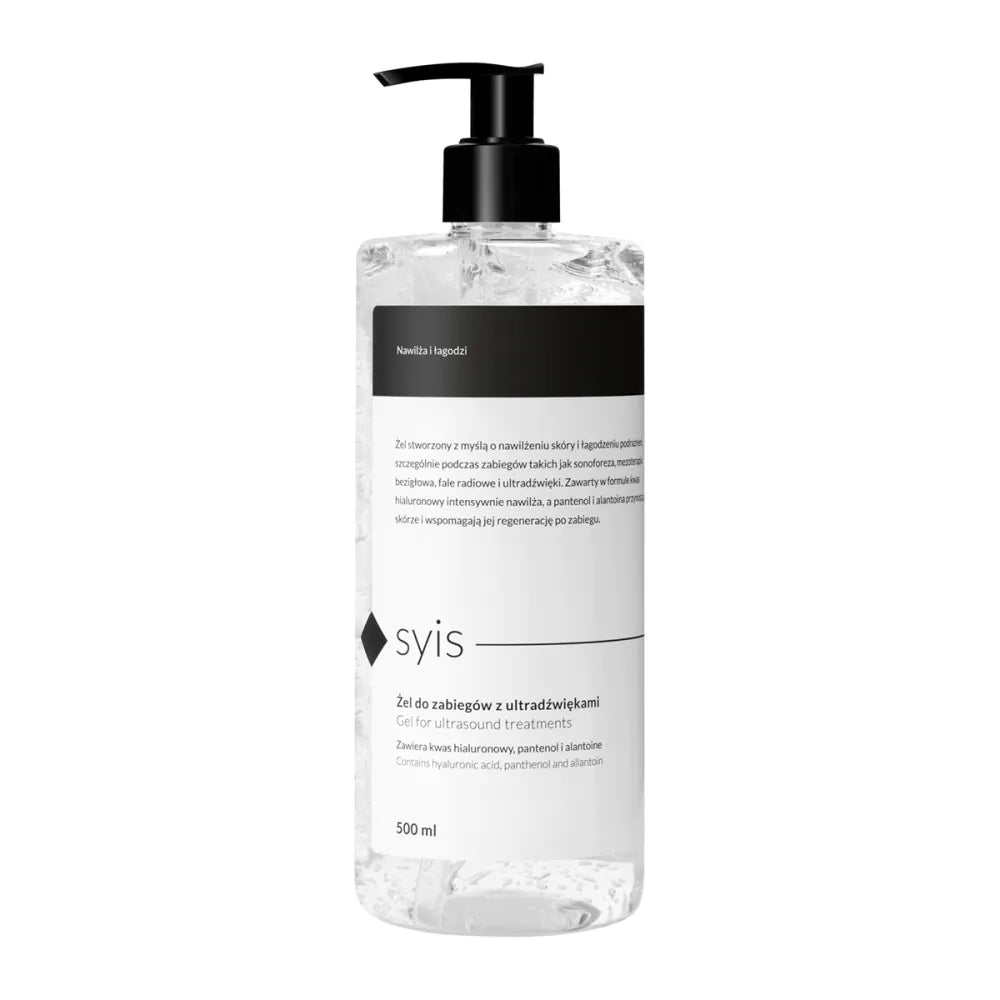 Hydratační gel Syis pro ultrazvukové ošetření s kyselinou hyaluronovou 500 ml - nový