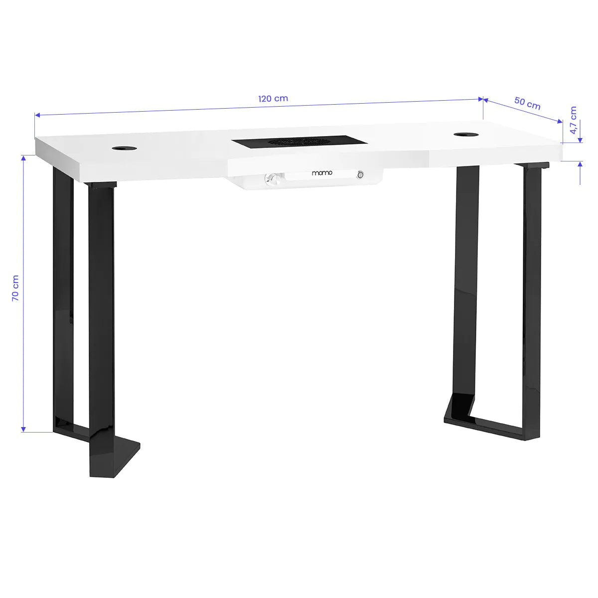 Momo 05-BL cosmetic desk with absorber