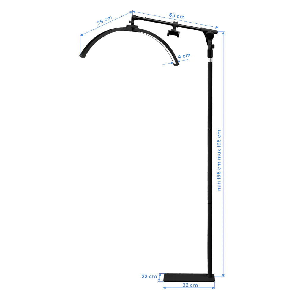 Lampa na ošetření řas GLOW černá