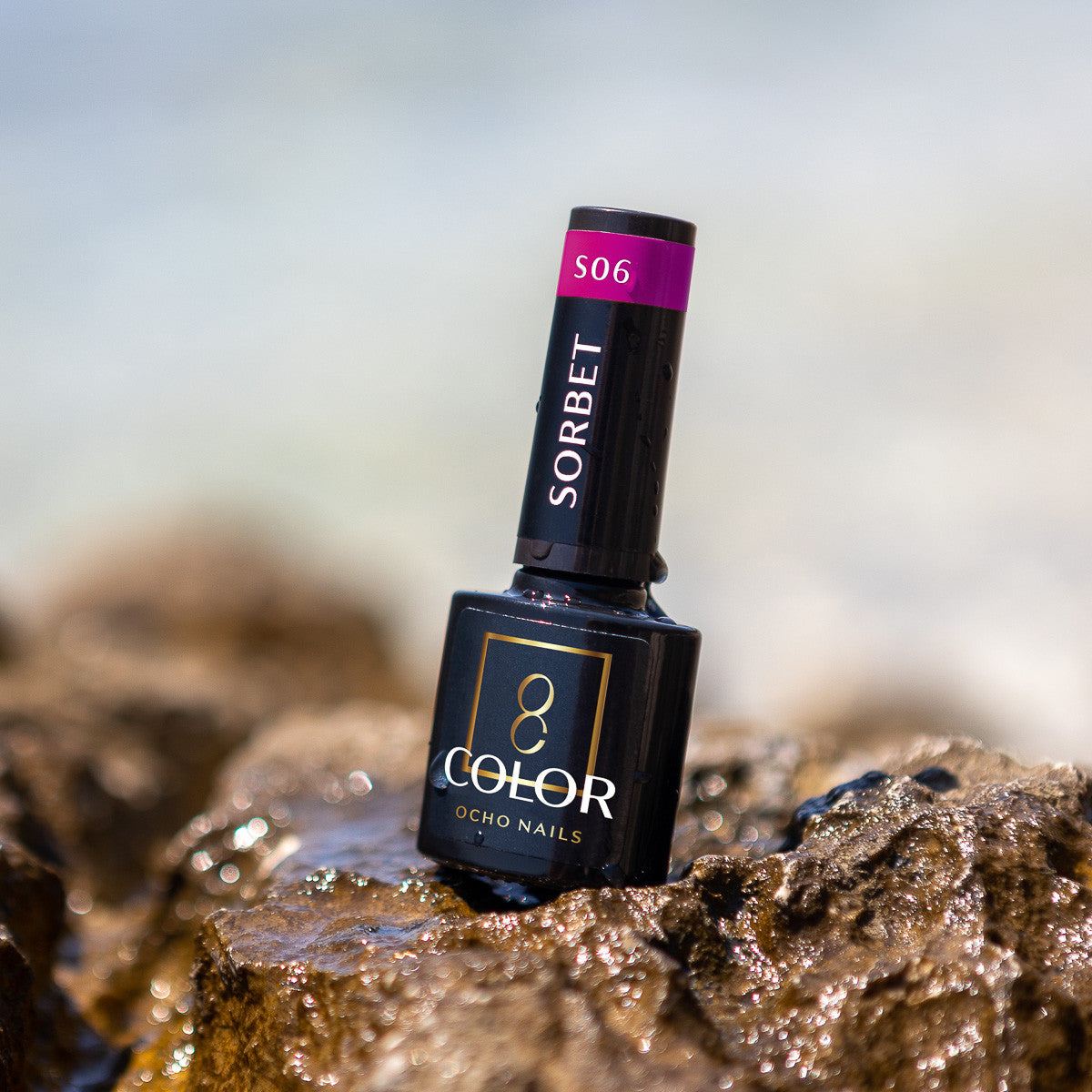 OCHO NAILS Hybridní lak na nehty Sorbet S06 -5 g