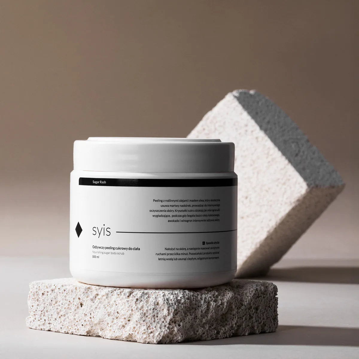 Syis Sugar Rash – nourishing sugar body scrub 500 ml