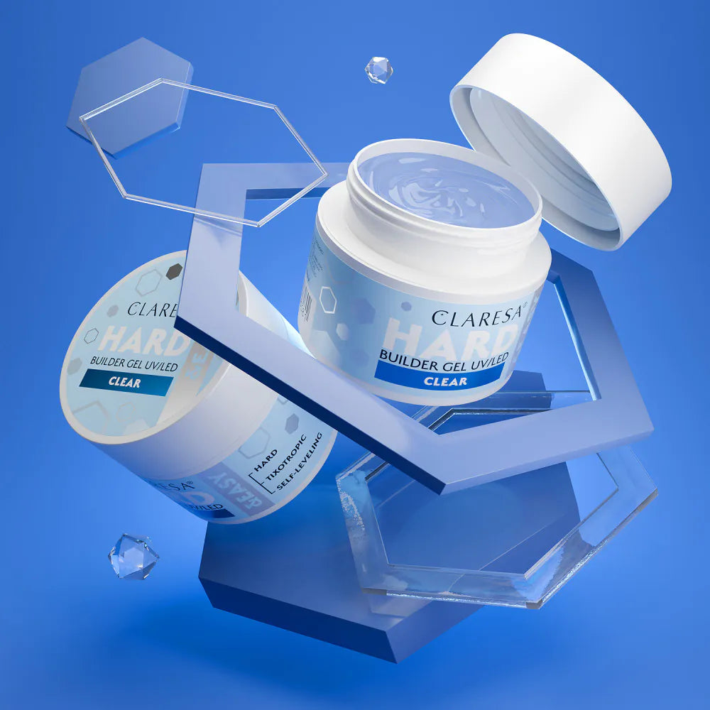 CLARESA HARD&EASY BUILDER GEL PRŮHLEDNÝ 12g