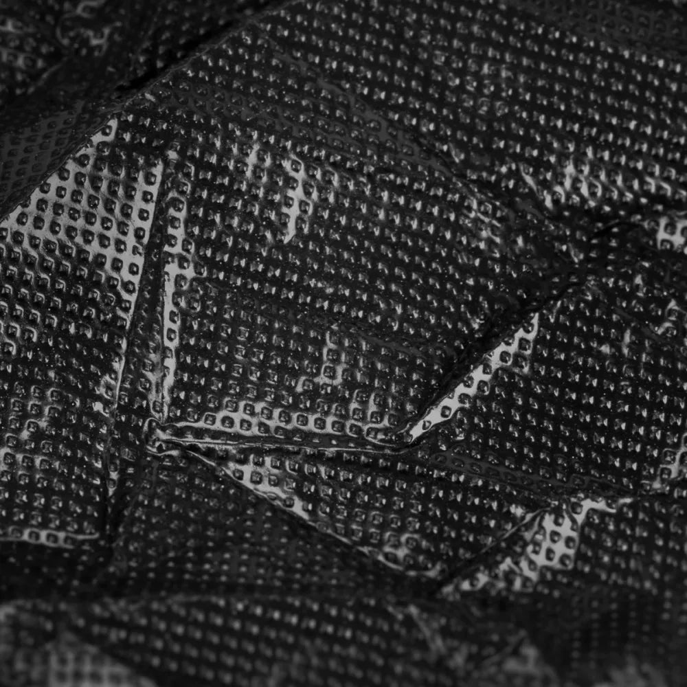 Einweg-Plastikfolie mit Gummiband schwarz 5 Stk.