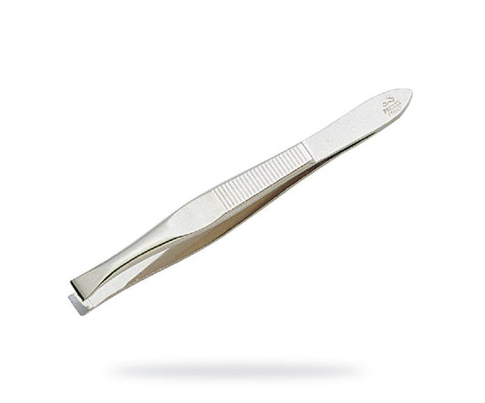 Pinzeta s rovnou špičkou a opěrkou prstů - klasická PREMAX