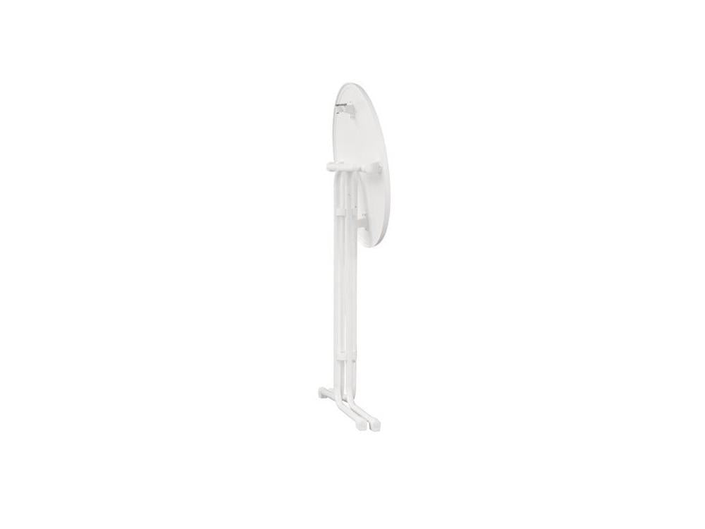 Banketní skládací stůl MODENA s deskou Ø 80 cm, bílá
