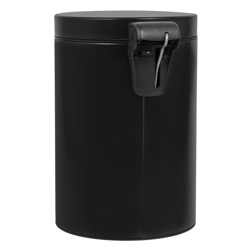Nášlapný odpadkový koš, černý, 3l
