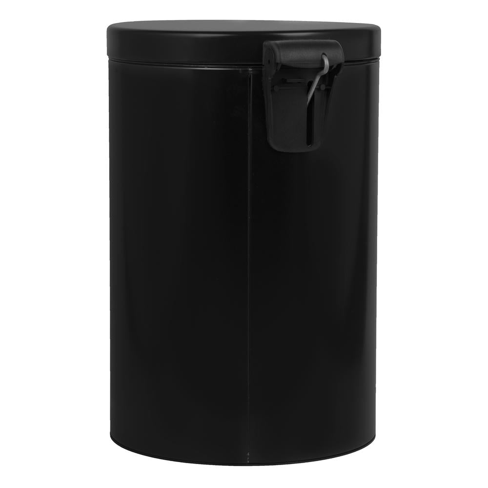 Nášlapný odpadkový koš, černý, 12l