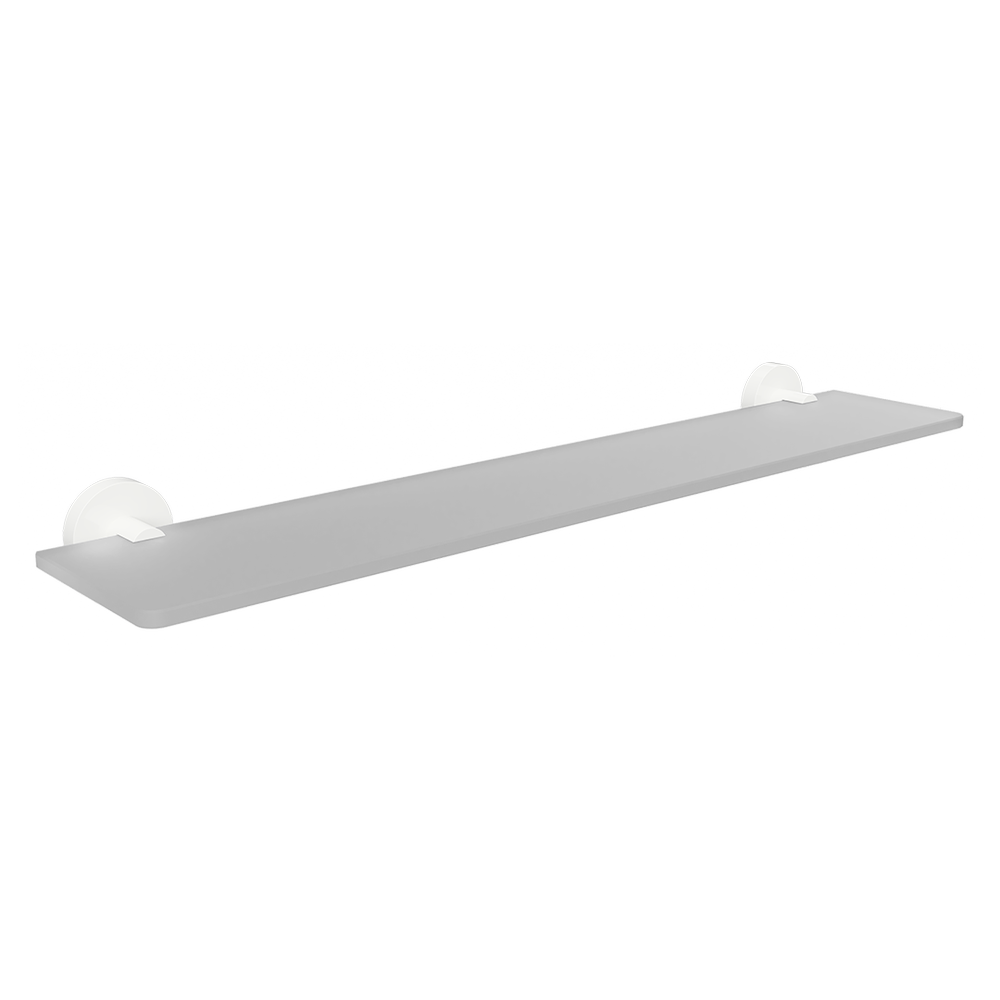 Glass shelf WHITE, 600 mm